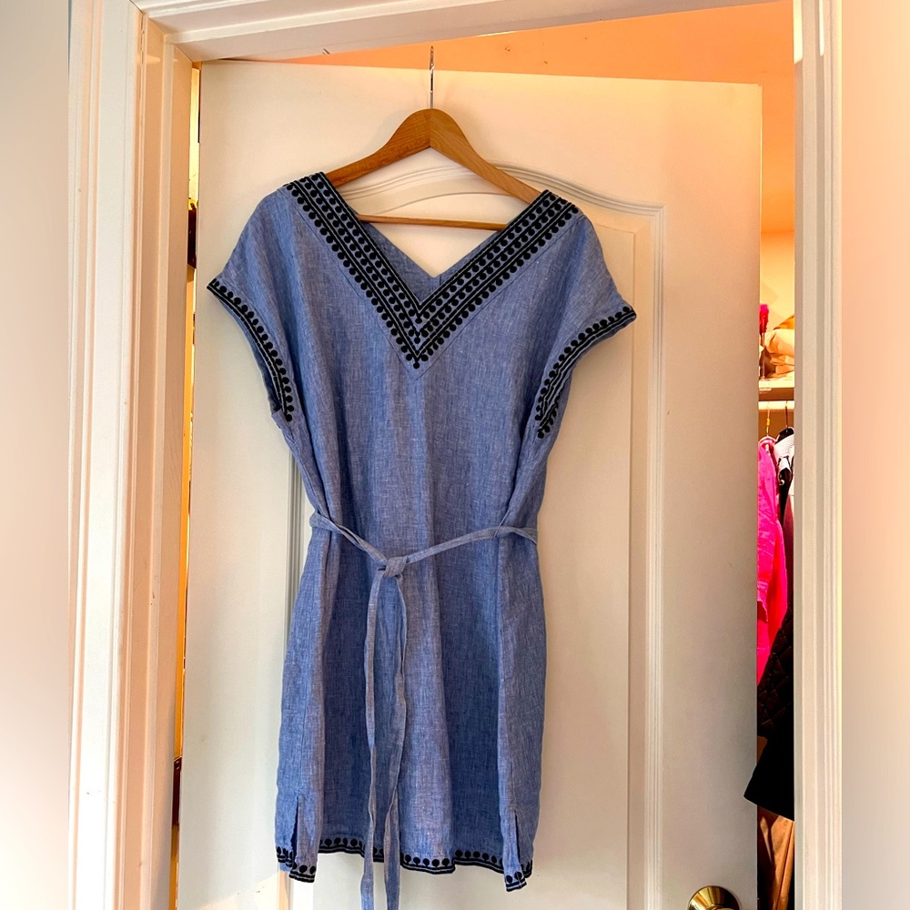 Biden linen dress